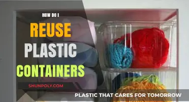 Creative Ways to Reuse Plastic Containers
