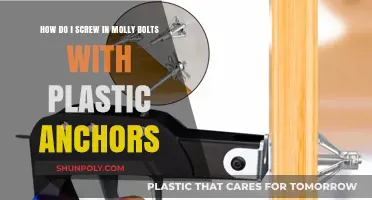 Effortlessly Secure Your Fixtures: A Guide to Using Molly Bolts with Plastic Anchors