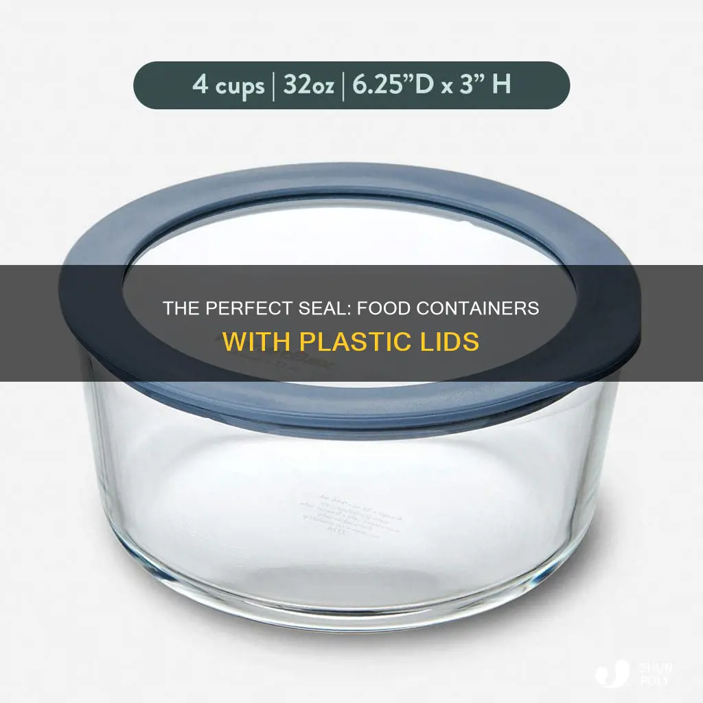 how do i sill a food container with plastic lid