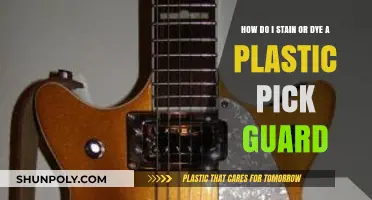 Customizing Your Guitar: A Guide to Staining or Dyeing Plastic Pickguards