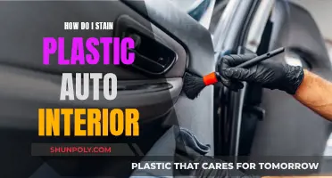 Customizing Your Car: Staining Plastic Interiors