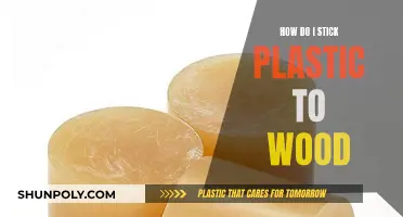 Adhesive Techniques: Plastic to Wood Bonding