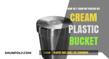 Thawing Your Frozen Ice Cream Bucket: A Quick Guide
