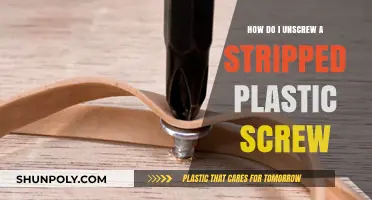 Efficiently Removing Stripped Plastic Screws: A Practical Guide