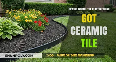 DIY Guide: Installing Plastic Edging for Ceramic Tiles