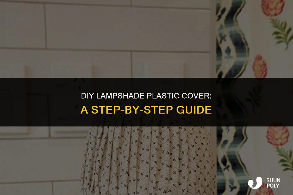 how do it your self lampshade plastic cover