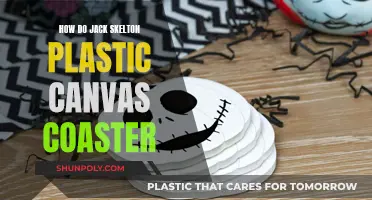 Crafting Jack Skellington Coasters: A Plastic Canvas Guide