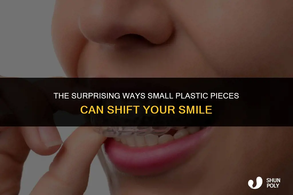 how do little pieces of plastic move your teeth