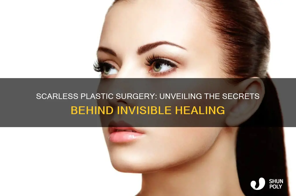how do people who get plastic surgery have no scars