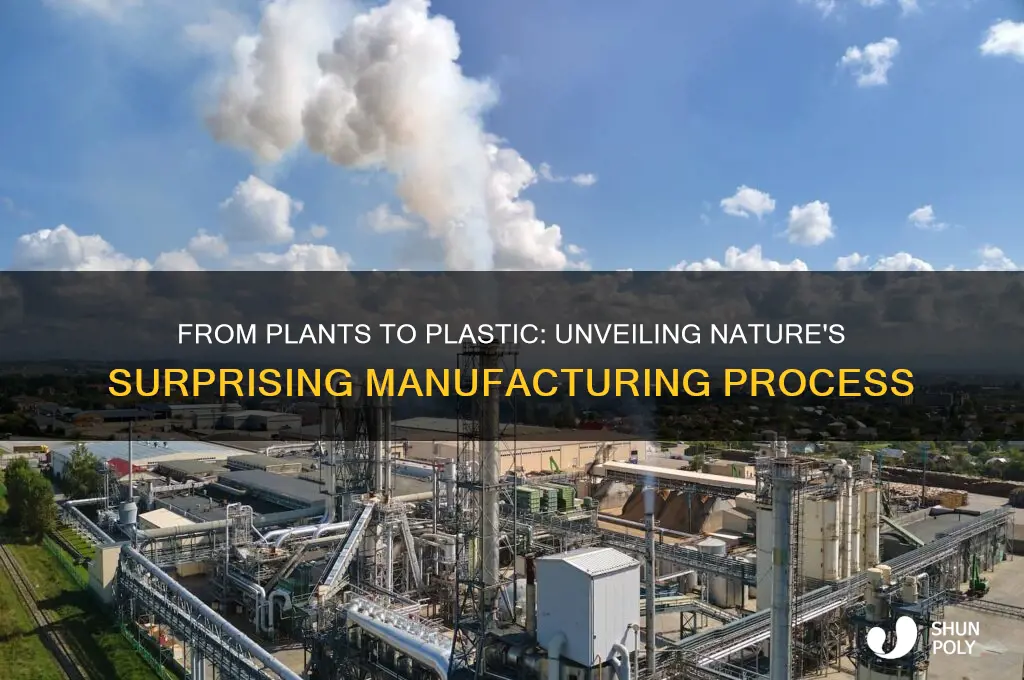 how do plants make plastic