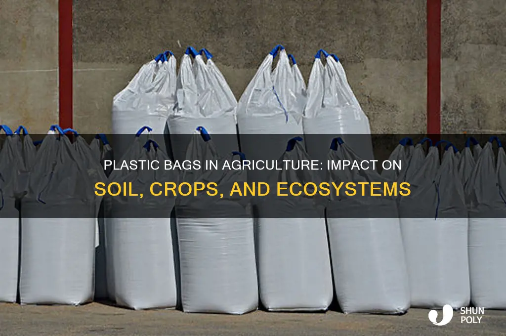 how do plastic bags affect agriculture