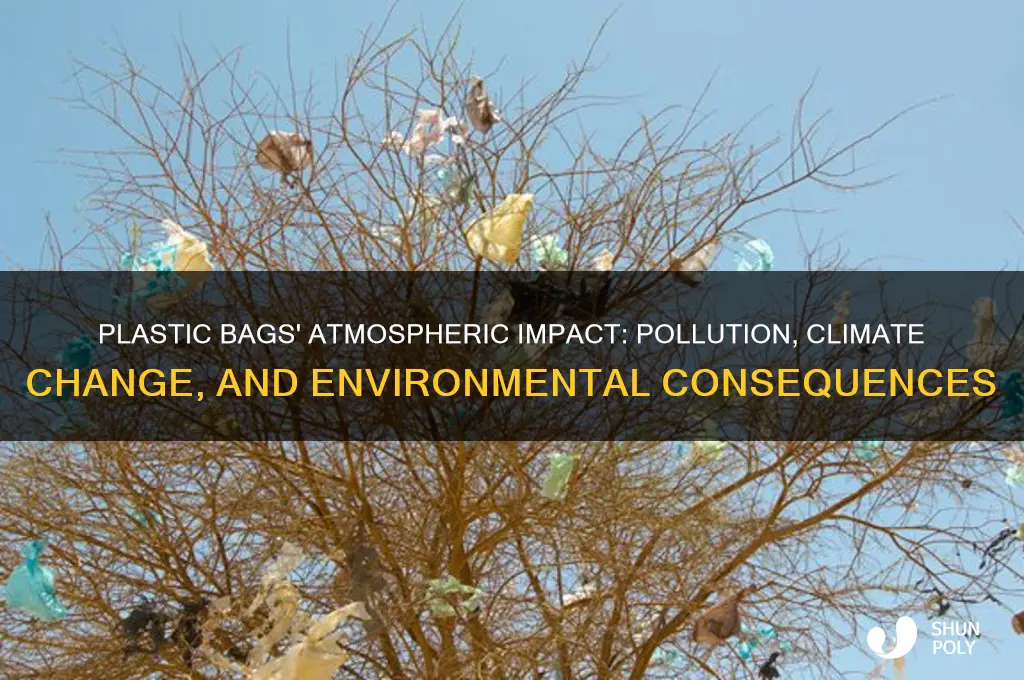 how do plastic bags affect the atmosphere