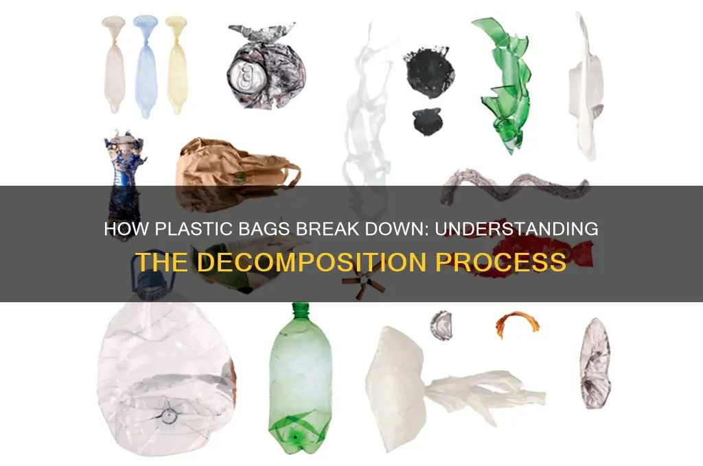 how do plastic bags break down