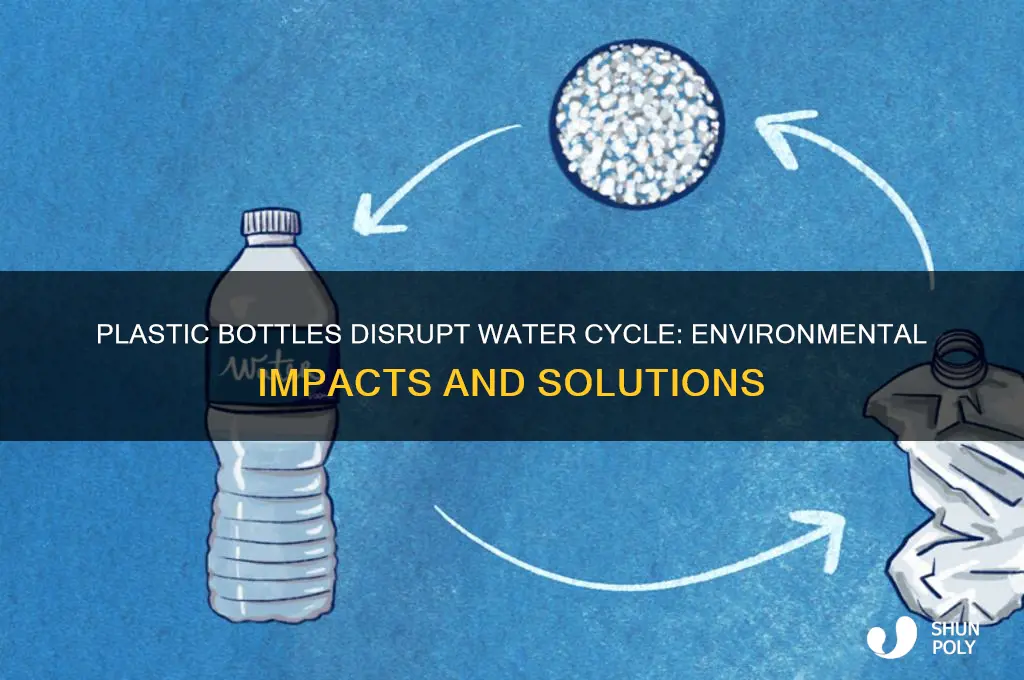 how do plastic bottles affect the water cycle