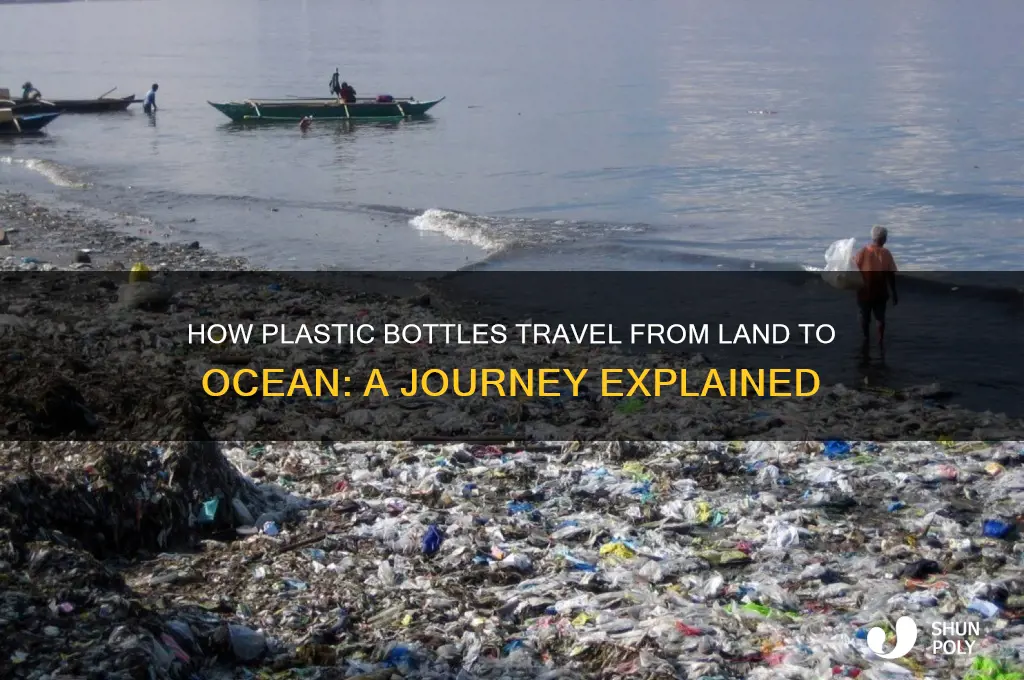 how do plastic bottles end up in the ocean