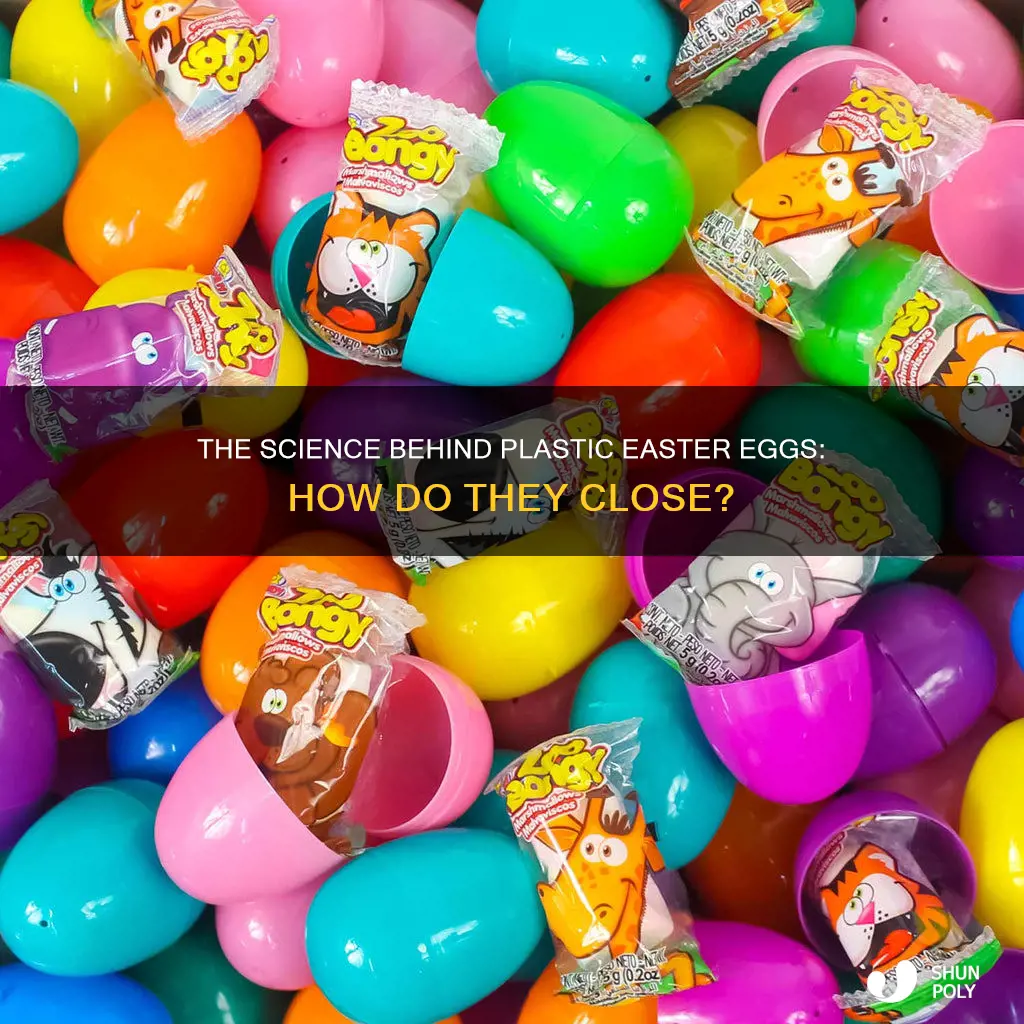 how do plastic easter eggs close