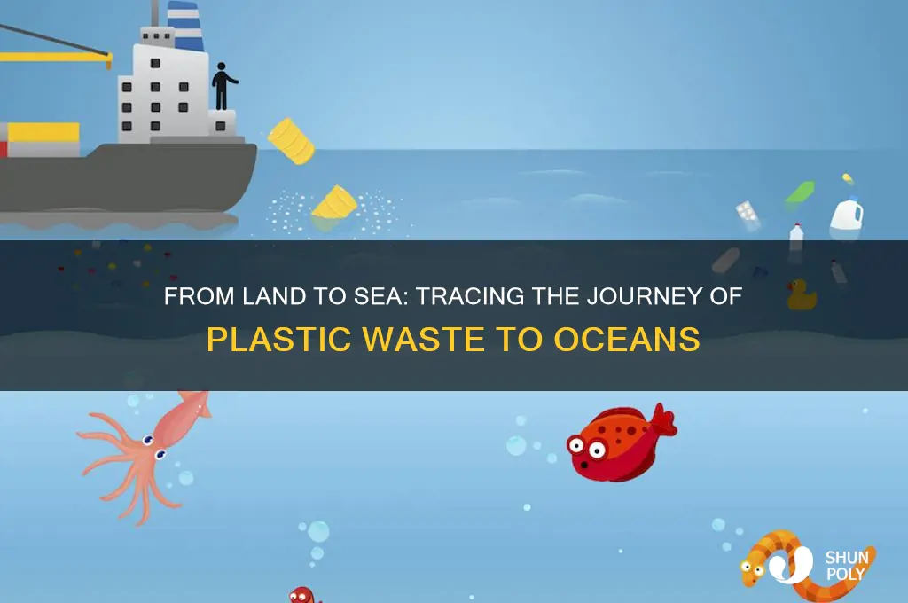 how do plastic garbage get to the ocean