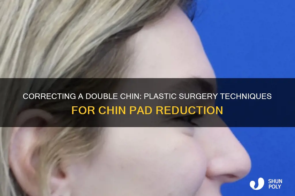 how do plastic surgeons fix a fat chin pad