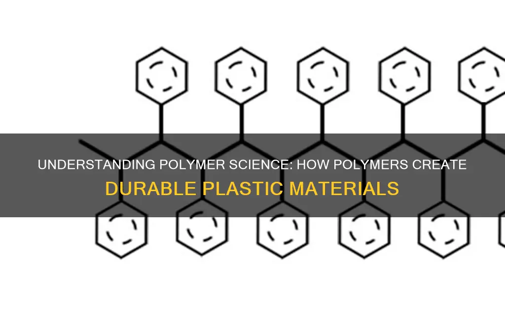 how do polymers make plastic