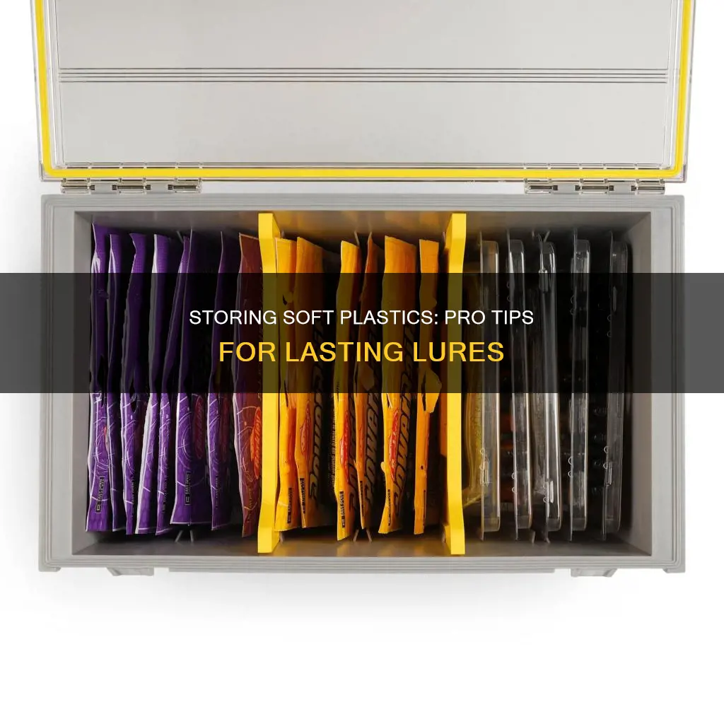 how do pros store soft plastics
