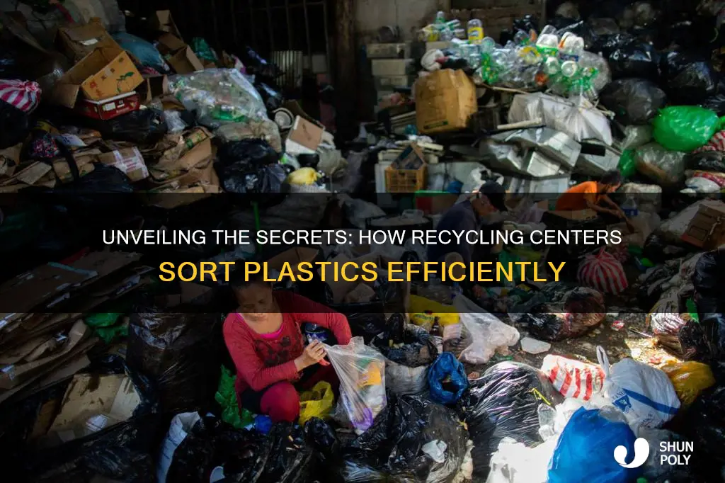 how do recycling centers sort plastics