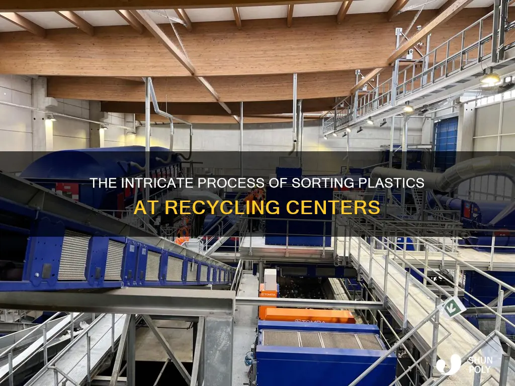 how do recycling centers sort plastics