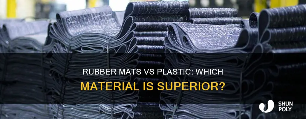 how do rubber mats compare to plastic