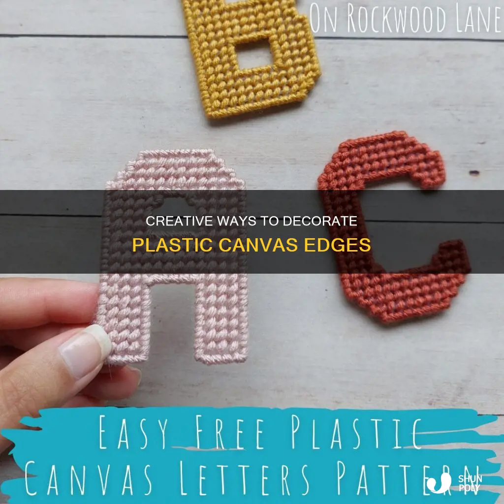 how do the outside of plastic canvas