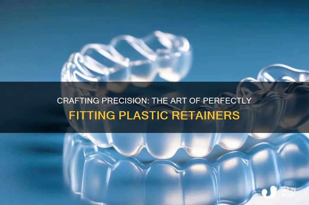 how do they make plastic retainers fit perfectly
