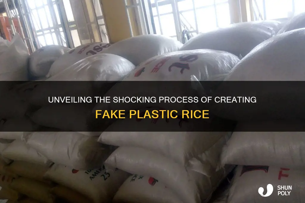 how do they make plastic rice