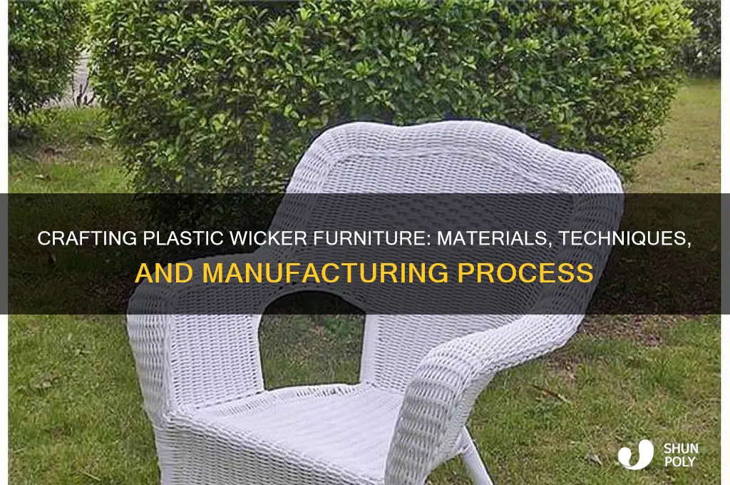 how do they make plastic wicker furniture