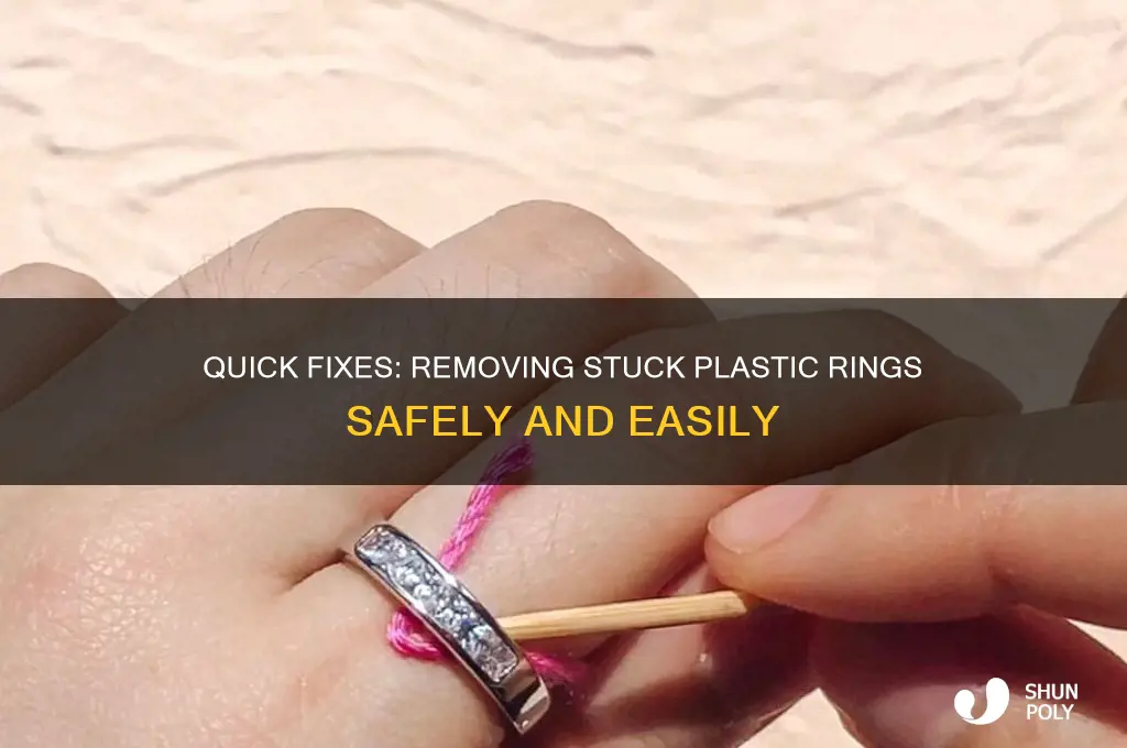 how do u get a plastic ring off