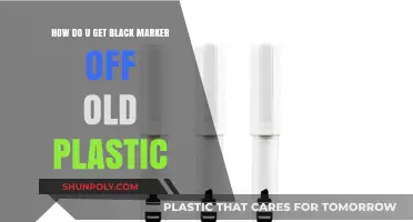 Effective Ways to Remove Black Marker Stains from Old Plastic Surfaces