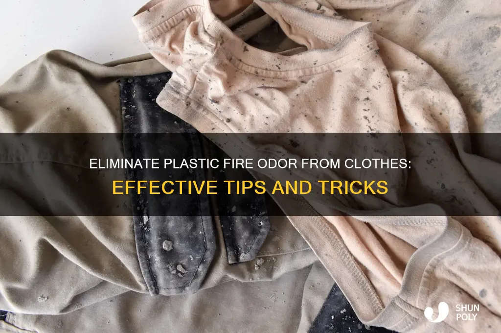 how do u get plastic fire smell out of clothes