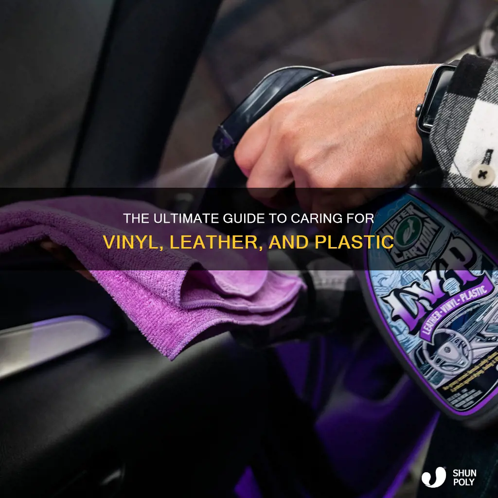 how do u treat vinyl leather plastic