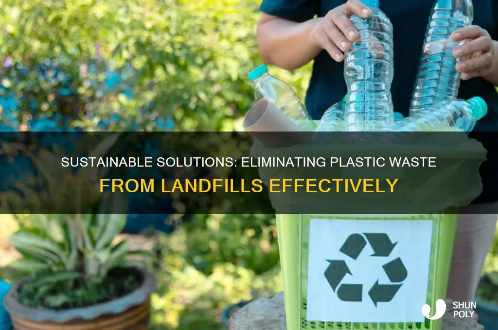 how do we get rid of plastic in landfills