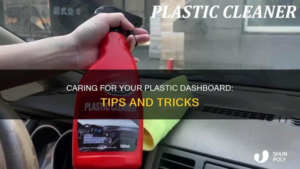 how do you care for plastic dashboard