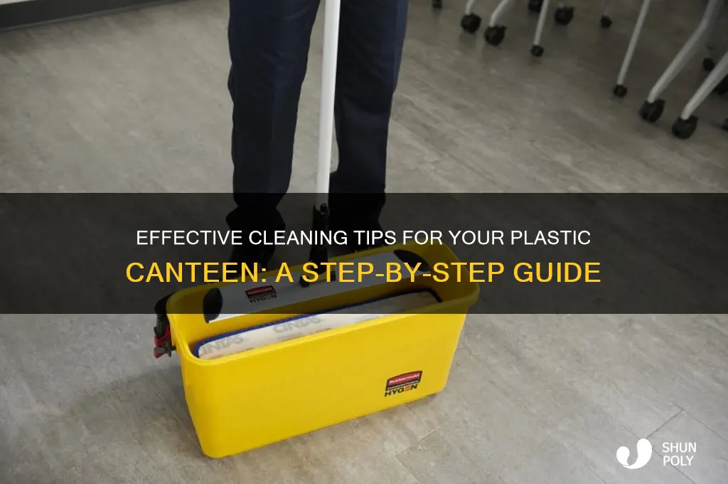 how do you clean a plastic canteen