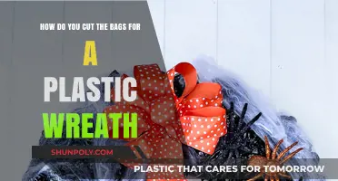 Crafting a Plastic Wreath: Easy Bag Cutting Techniques for Beginners