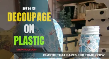 The Ultimate Guide to Decoupaging on Plastic