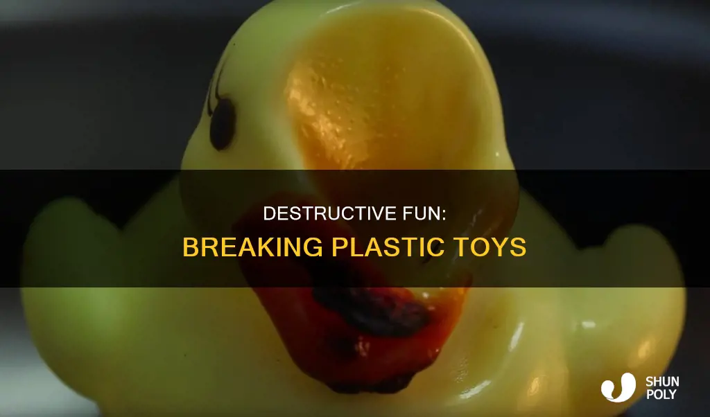 how do you destroy a plastic toy