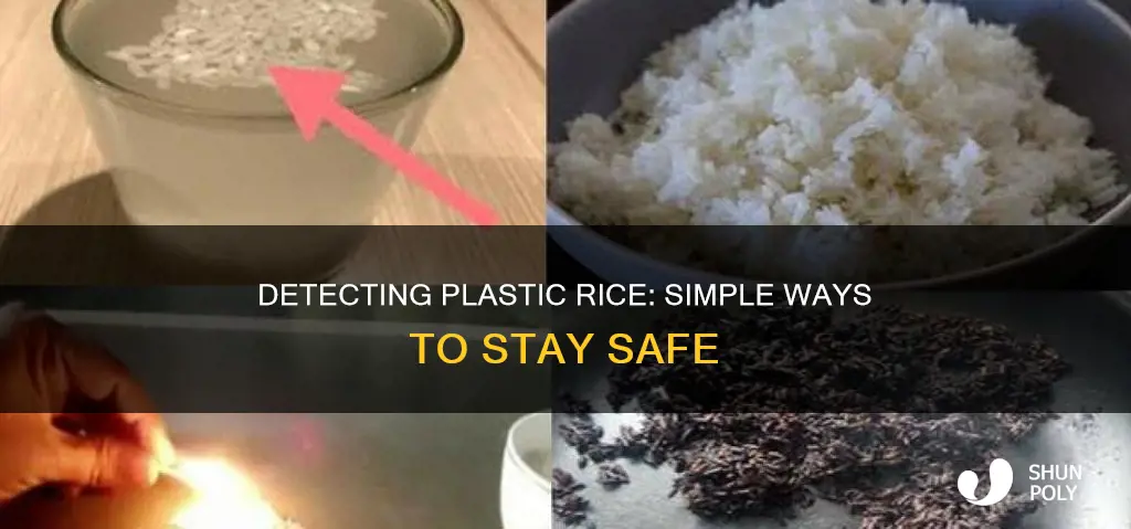 how do you detect plastic rice