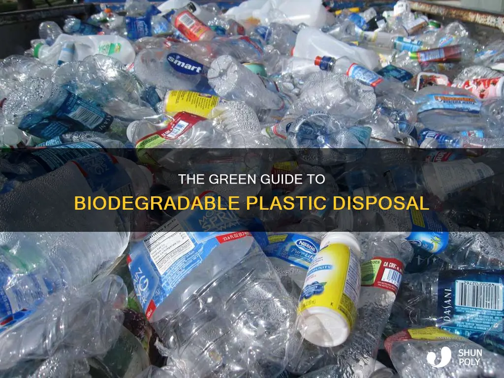 how do you dispose of biodegradable plastic