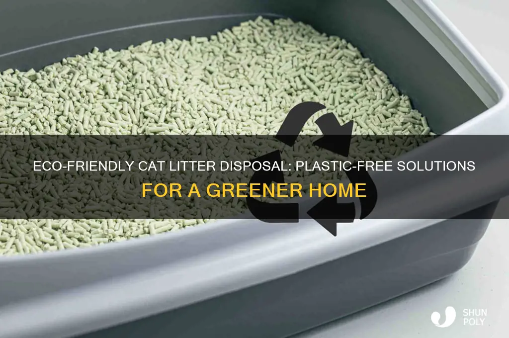 how do you dispose of cat litter without plastic bags