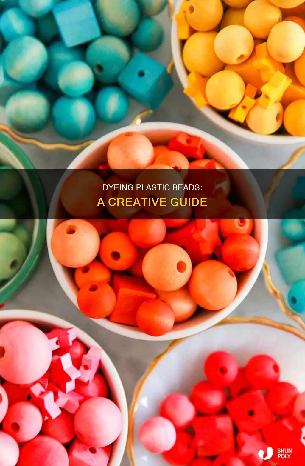 how do you dye plastic beads