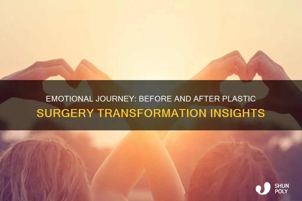how do you feel before and after plastic surgery