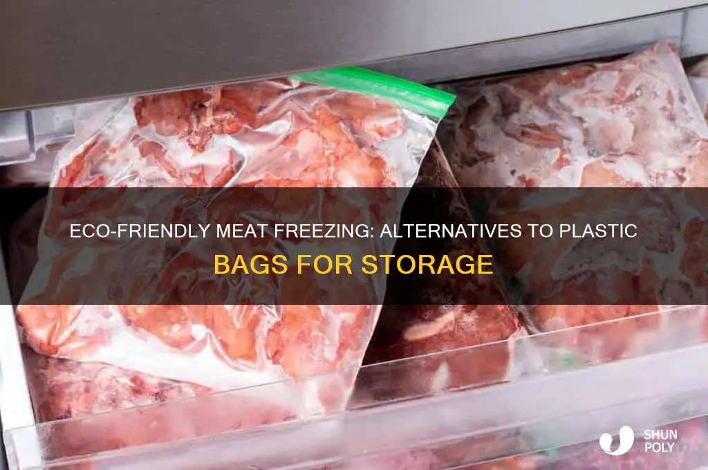 how do you freeze meat without plastic bags