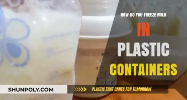 Freezing Milk: Best Practices for Plastic Containers