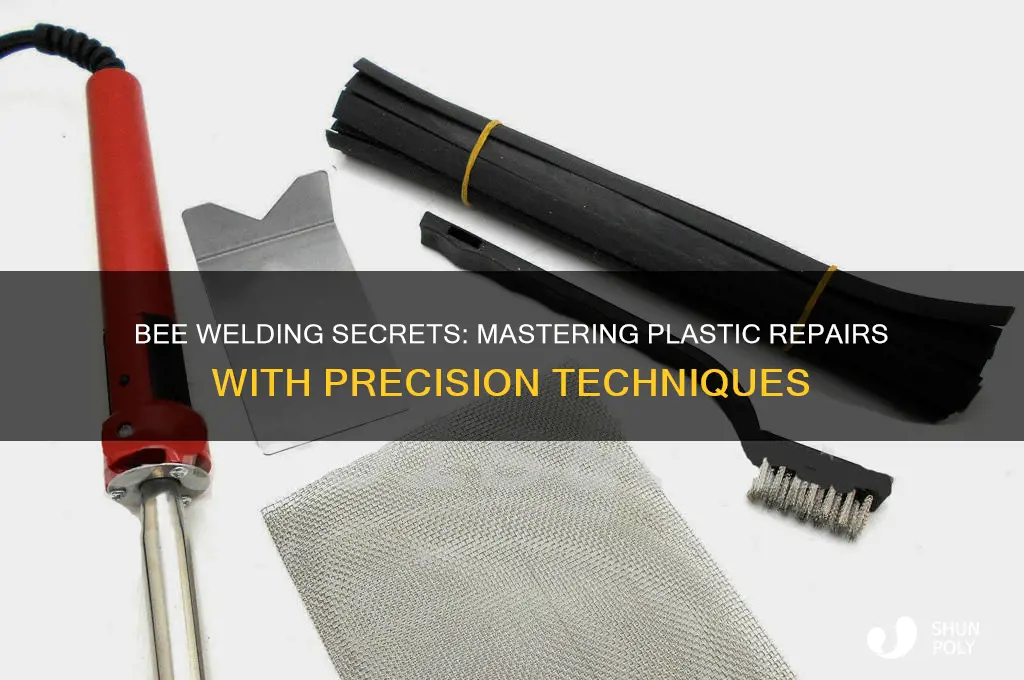 how do you get a bee weld to fix plastic