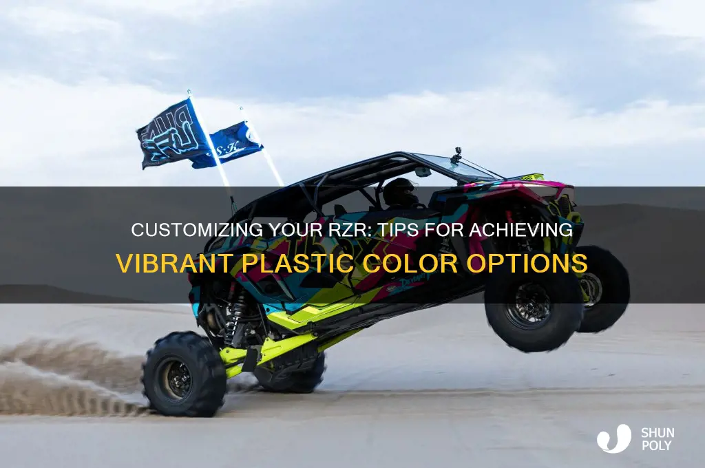 how do you get different color plastics for your rzr